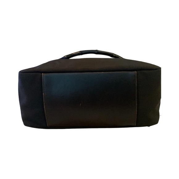 Gucci Bamboo Handle Shoulder Bag in Canvas. - Picture 4 of 6